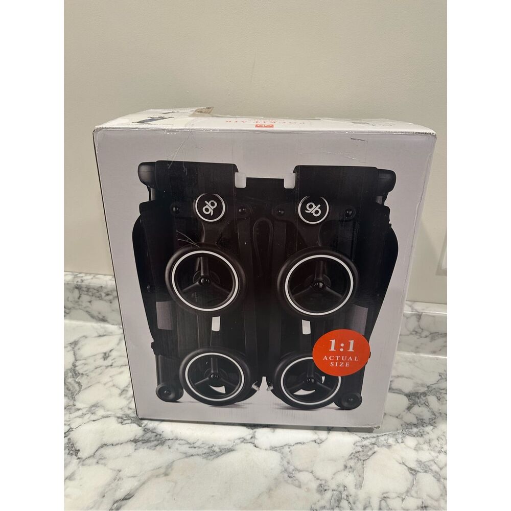 gb Pockit Air All-Terrain, Ultra Compact Lightweight Travel Stroller with Canopy